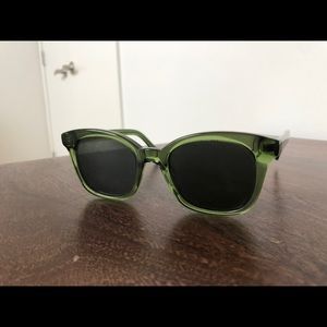 Madewell green sunglasses